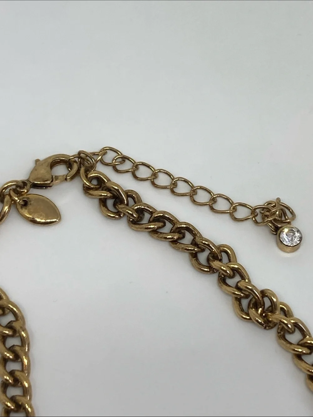 Gold-Tone Pink & Lavender Multi-Stone Statement Necklace